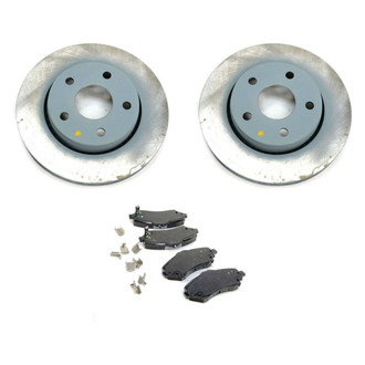 Mopar® - Plain Front Brake Kit with Semi-Metallic Pads