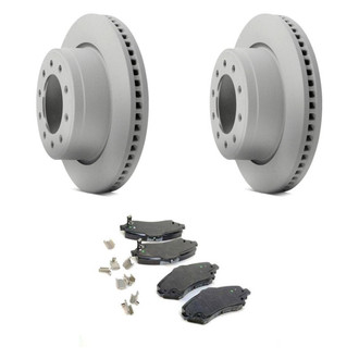 Mopar® - Plain Front Brake Kit with Semi-Metallic Pads