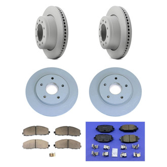 Mopar® - Front and Rear Brake Kit with Semi-Metallic Pads