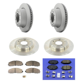 Mopar® - Front and Rear Brake Kit with Semi-Metallic Pads