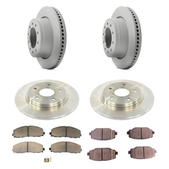 Mopar® - Front and Rear Brake Kit with Semi-Metallic Pads