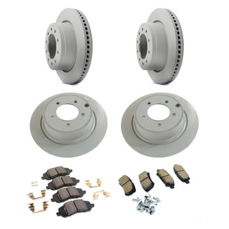 Mopar® - Front and Rear Brake Kit with Semi-Metallic Pads