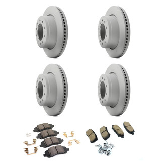 Mopar® - Front and Rear Brake Kit with Semi-Metallic Pads