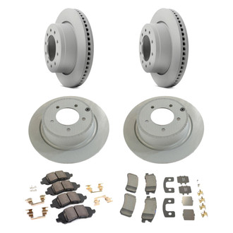 Mopar® - Front and Rear Brake Kit with Semi-Metallic Pads