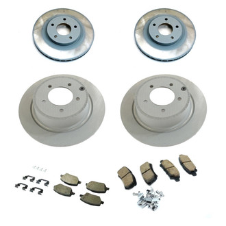 Mopar® - Front and Rear Brake Kit with Semi-Metallic Pads