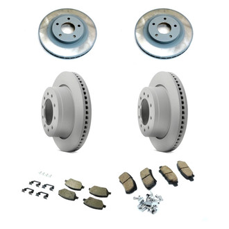 Mopar® - Front and Rear Brake Kit with Semi-Metallic Pads