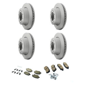 Mopar® - Front and Rear Brake Kit with Semi-Metallic Pads