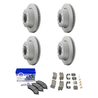 Mopar® - Front and Rear Brake Kit with Semi-Metallic Pads