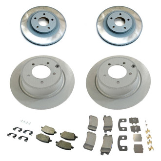 Mopar® - Front and Rear Brake Kit with Semi-Metallic Pads