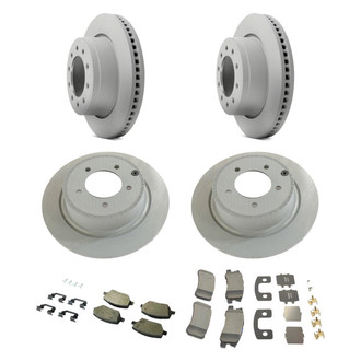 Mopar® - Front and Rear Brake Kit with Semi-Metallic Pads