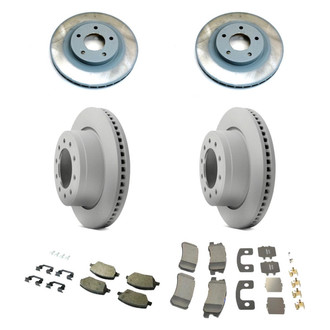 Mopar® - Front and Rear Brake Kit with Semi-Metallic Pads