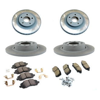 Mopar® - Front and Rear Brake Kit with Semi-Metallic Pads
