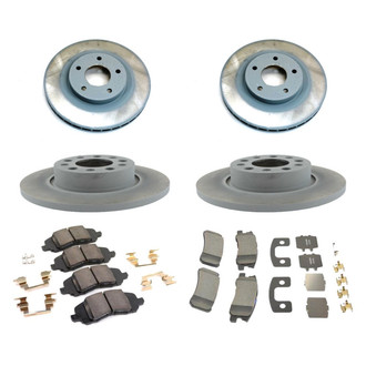 Mopar® - Front and Rear Brake Kit with Semi-Metallic Pads