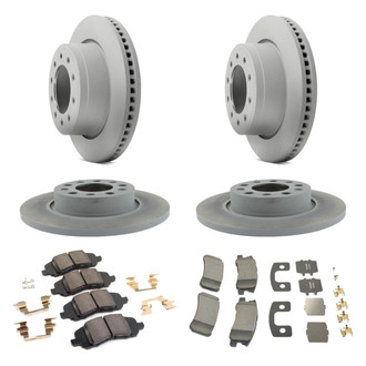 Mopar® - Front and Rear Brake Kit with Semi-Metallic Pads