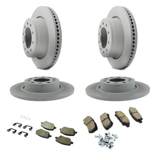 Mopar® - Front and Rear Brake Kit with Semi-Metallic Pads