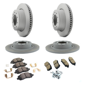 Mopar® - Front and Rear Brake Kit with Semi-Metallic Pads