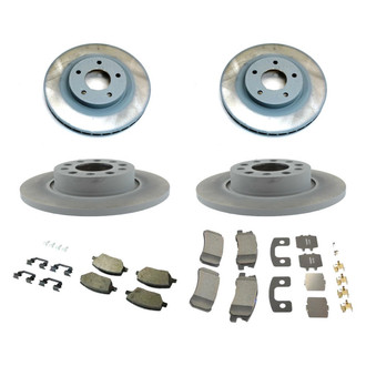 Mopar® - Front and Rear Brake Kit with Semi-Metallic Pads