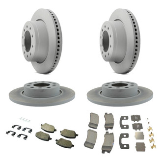 Mopar® - Front and Rear Brake Kit with Semi-Metallic Pads