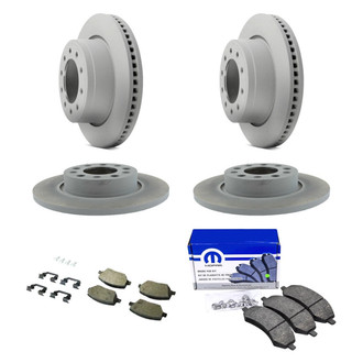 Mopar® - Front and Rear Brake Kit with Semi-Metallic Pads