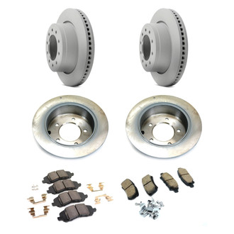 Mopar® - Front and Rear Brake Kit with Semi-Metallic Pads