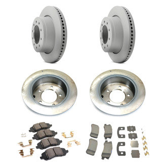 Mopar® - Front and Rear Brake Kit with Semi-Metallic Pads