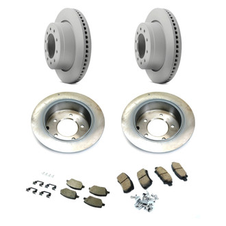 Mopar® - Front and Rear Brake Kit with Semi-Metallic Pads