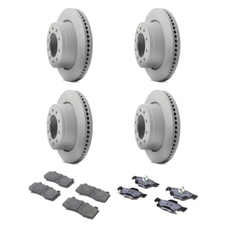 Mopar® - Front and Rear Brake Kit with Semi-Metallic Pads