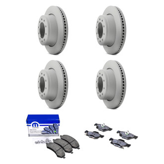 Mopar® - Front and Rear Brake Kit with Semi-Metallic Pads