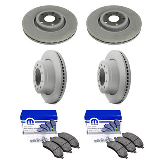 Mopar® - Front and Rear Brake Kit with Semi-Metallic Pads