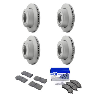 Mopar® - Front and Rear Brake Kit with Semi-Metallic Pads
