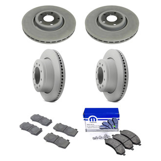 Mopar® - Front and Rear Brake Kit with Semi-Metallic Pads