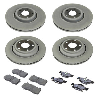 Mopar® - Front and Rear Brake Kit with Semi-Metallic Pads