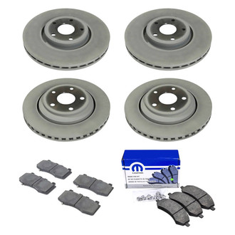 Mopar® - Front and Rear Brake Kit with Semi-Metallic Pads