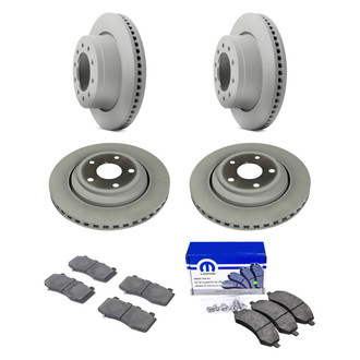Mopar® - Front and Rear Brake Kit with Semi-Metallic Pads
