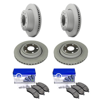 Mopar® - Front and Rear Brake Kit with Semi-Metallic Pads
