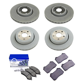 Mopar® - Front and Rear Brake Kit with Semi-Metallic Pads