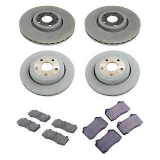 Mopar® - Front and Rear Brake Kit with Semi-Metallic Pads