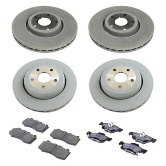 Mopar® - Front and Rear Brake Kit with Semi-Metallic Pads