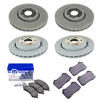 Mopar® - Front and Rear Brake Kit with Semi-Metallic Pads