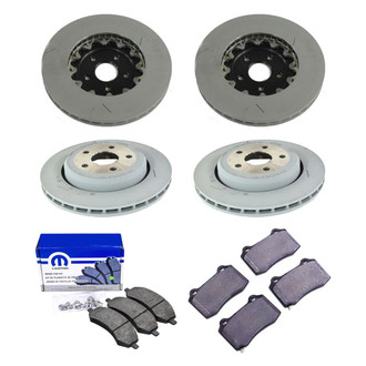 Mopar® - Front and Rear Brake Kit with Semi-Metallic Pads