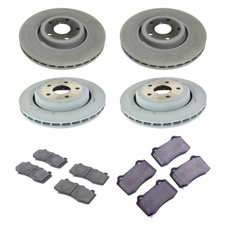 Mopar® - Front and Rear Brake Kit with Semi-Metallic Pads