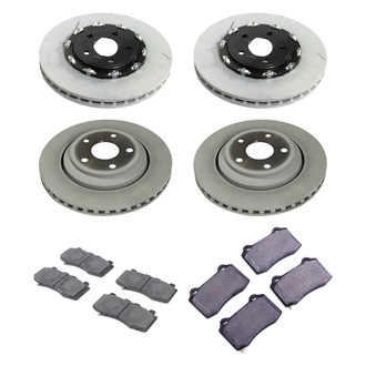 Mopar® - Front and Rear Brake Kit with Semi-Metallic Pads