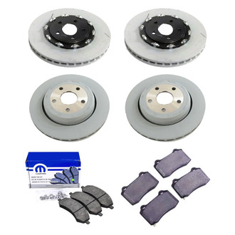 Mopar® - Front and Rear Brake Kit with Semi-Metallic Pads