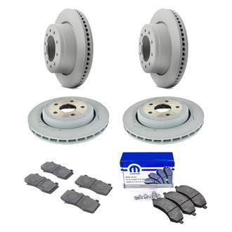 Mopar® - Front and Rear Brake Kit with Semi-Metallic Pads