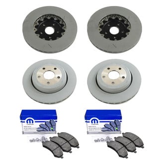 Mopar® - Front and Rear Brake Kit with Semi-Metallic Pads