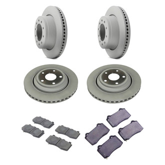 Mopar® - Front and Rear Brake Kit with Semi-Metallic Pads