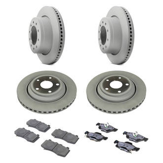 Mopar® - Front and Rear Brake Kit with Semi-Metallic Pads
