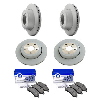 Mopar® - Front and Rear Brake Kit with Semi-Metallic Pads