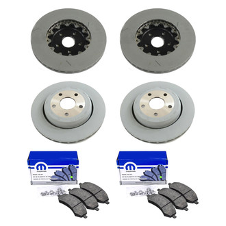 Mopar® - Front and Rear Brake Kit with Semi-Metallic Pads