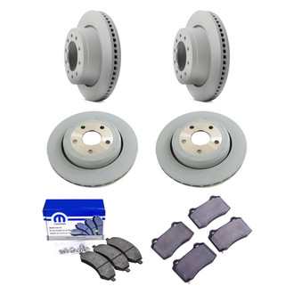 Mopar® - Front and Rear Brake Kit with Semi-Metallic Pads
